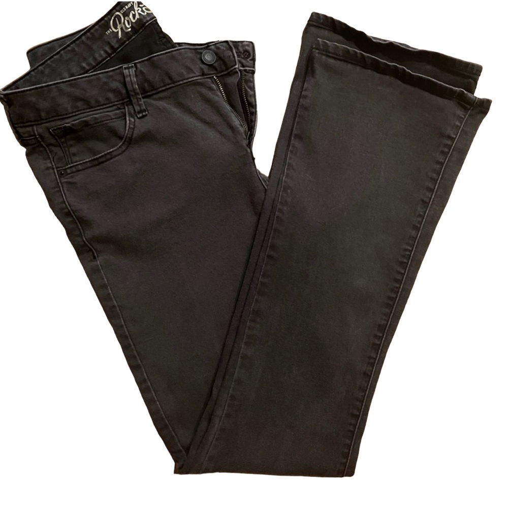 Old Navy charcoal Rock Star bootcut jeans size 14